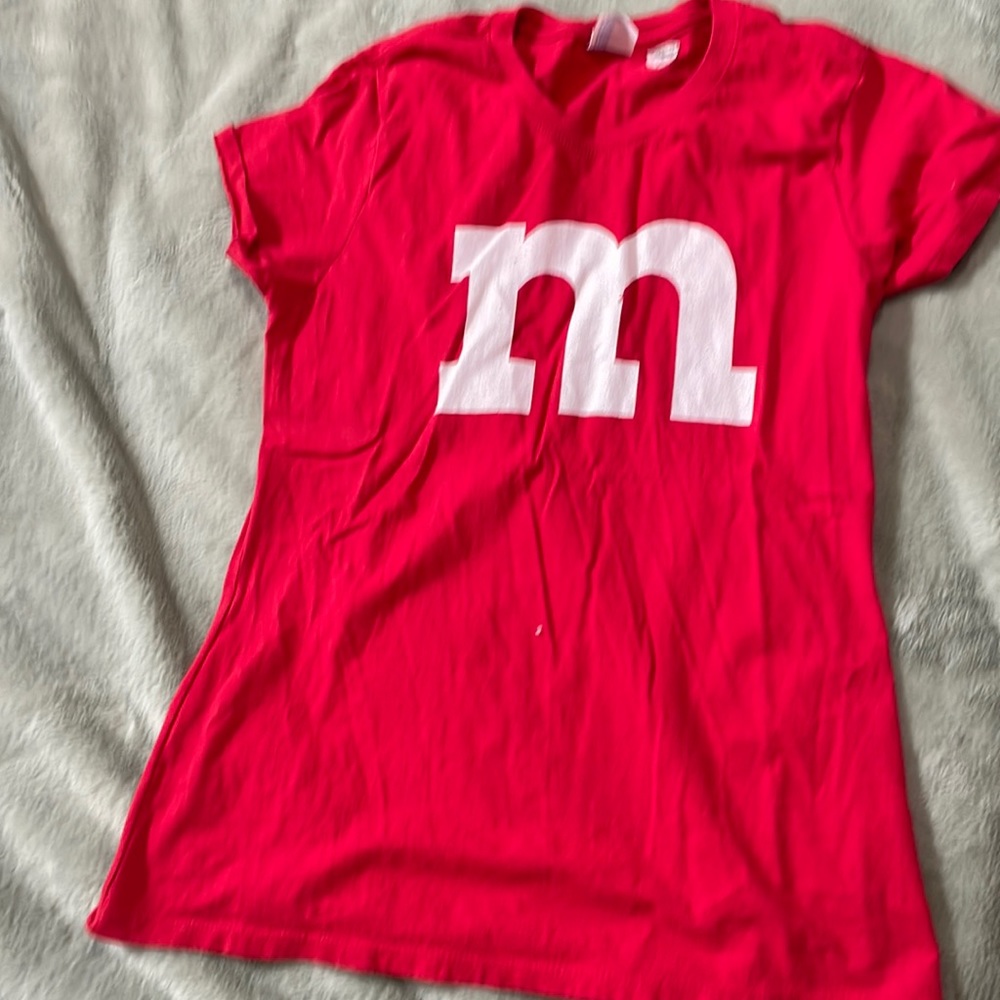 Red M&M shirt